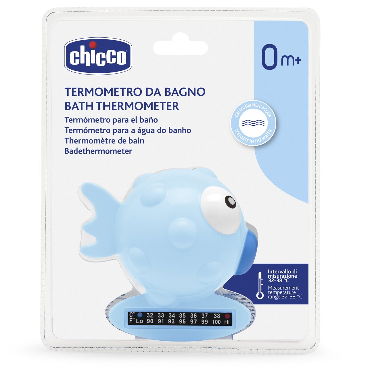 Chicco Termometro Da Bagno Pesce Palla azzurro 0m+ - Farmasanitaria DuDù