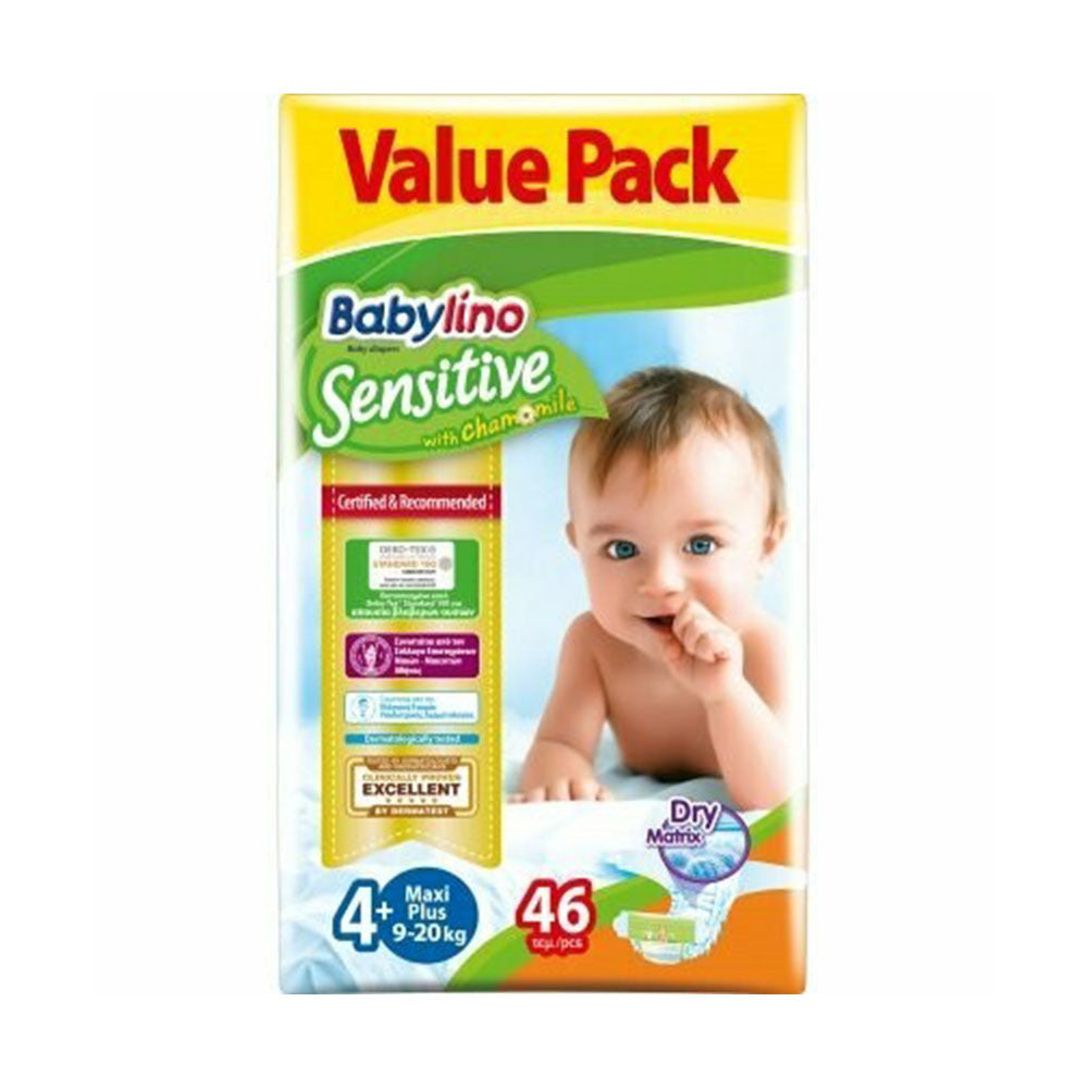 Babylino pannolini Taglia 4+ 10-15 kg 46pz