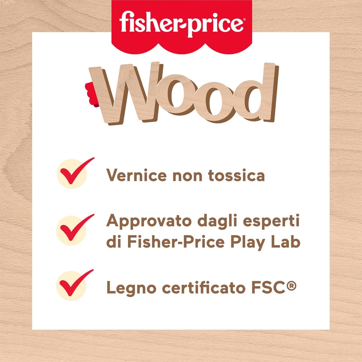 Fisher-Price Albero dell'equilibrio in legno 3+ - Farmasanitaria DuDù