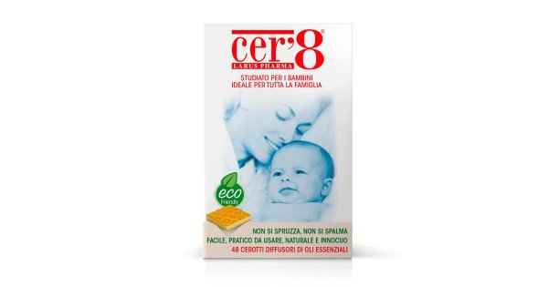 Cer'8 Cuscinetti Adesivi Antizanzare Repellenti - 48 Pezzi