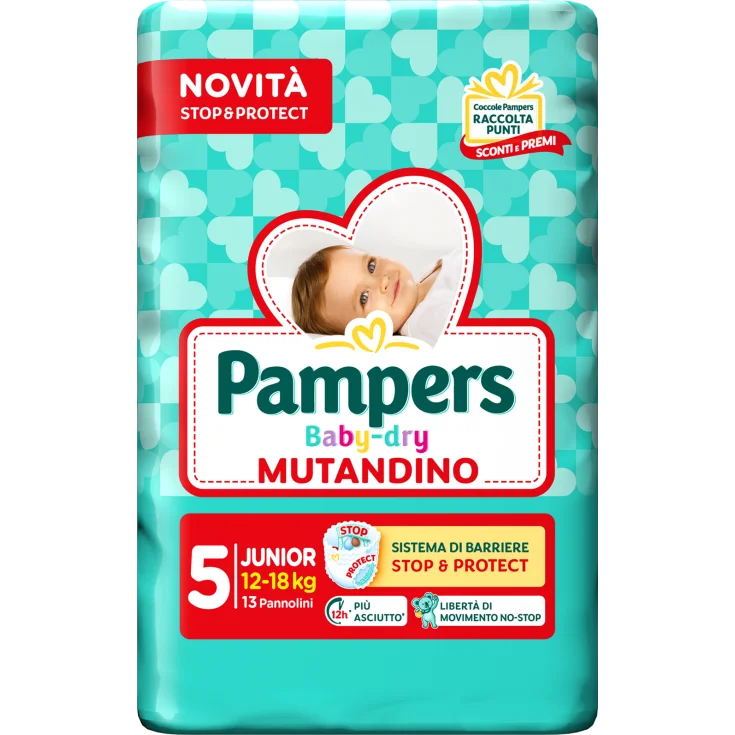 Pampers Baby-Dry Mutandino Taglia 5