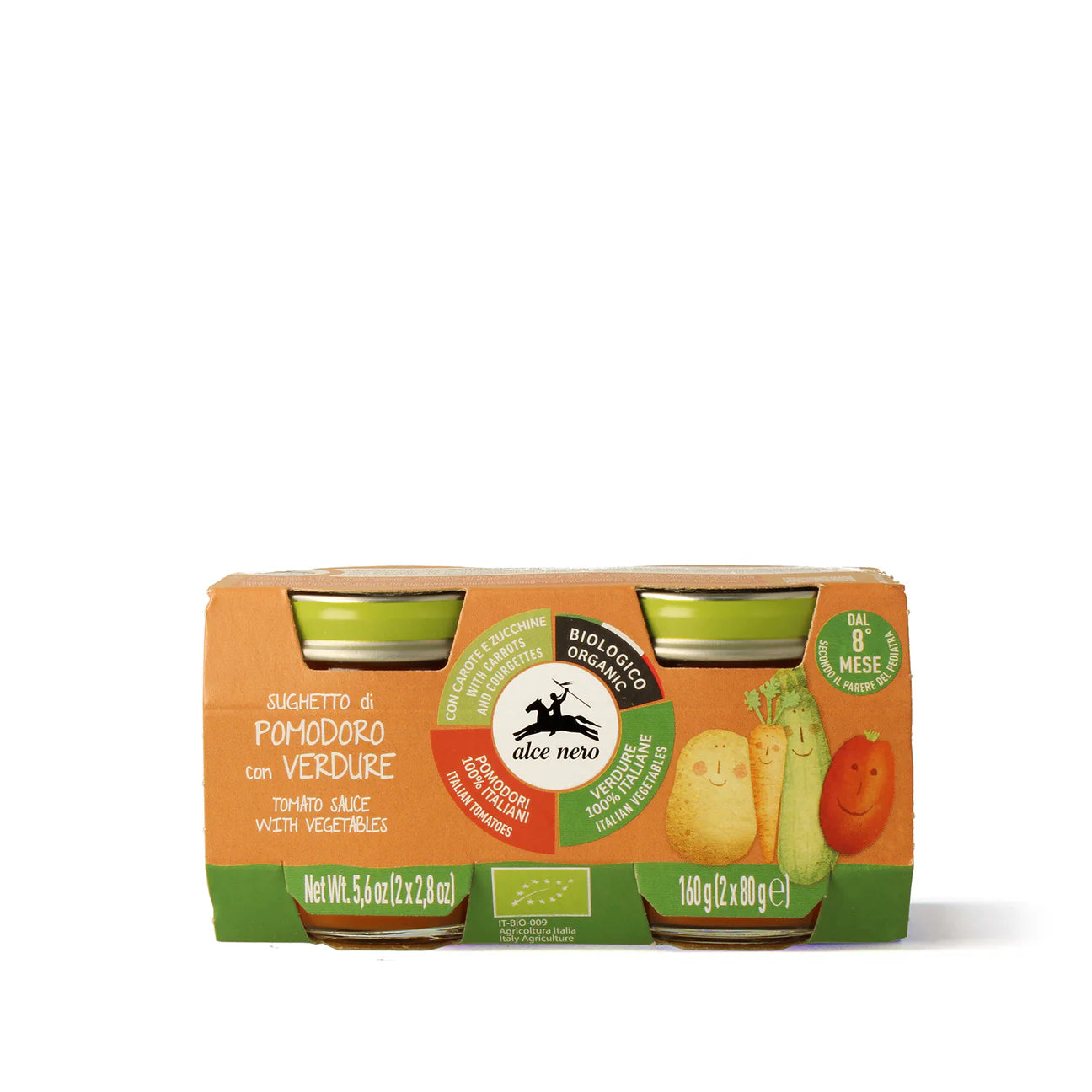 Alce Nero - Sughetto di pomodoro con verdure biologico - 2 vasetti