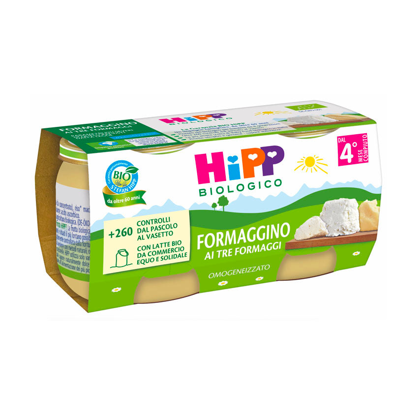 Hipp omogeneizzato formaggino ai tre formaggi