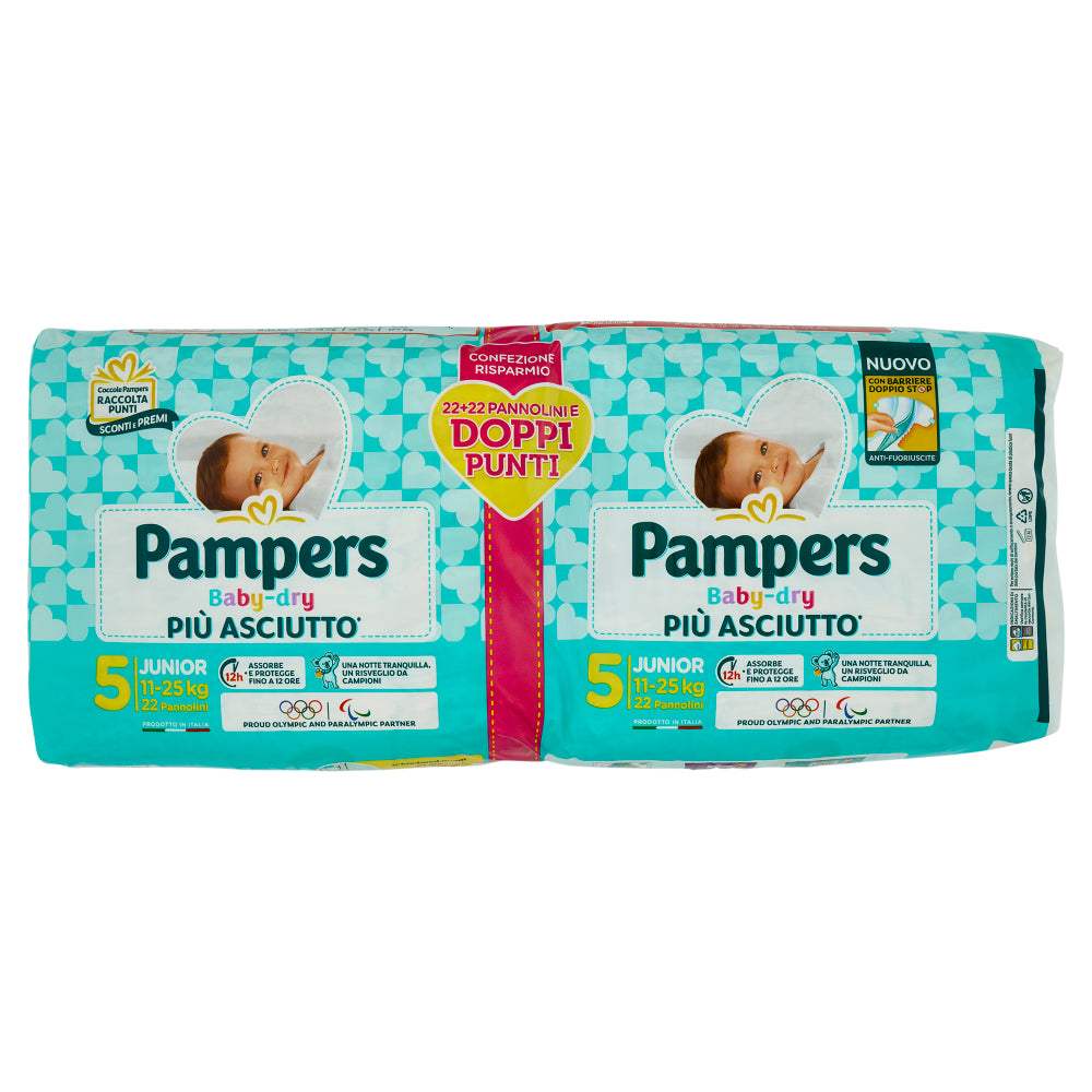 Pampers Baby-Dry Pannolini Taglia 5