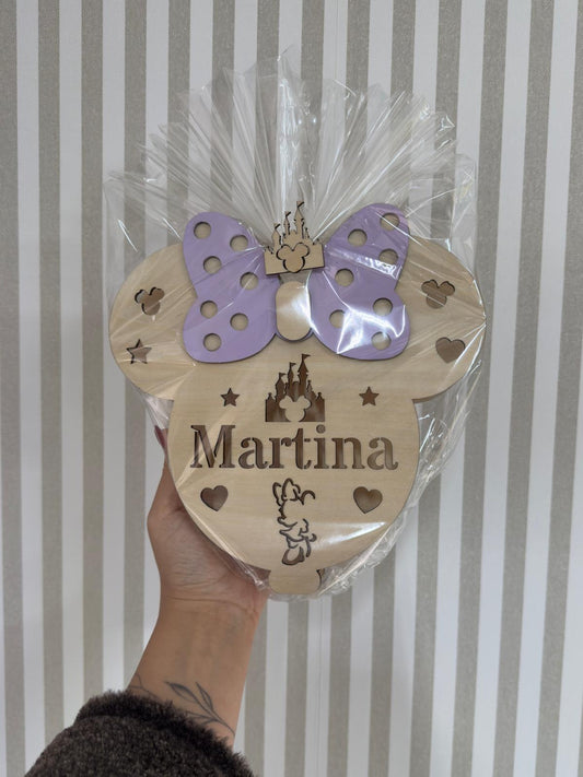 Lucina personalizzata in legno