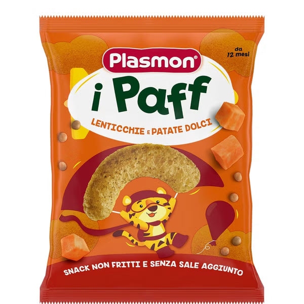Plasmon snack i Paff Lenticchie e Patate dolci