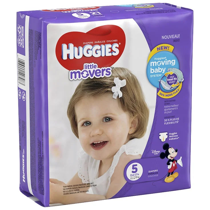 Huggies Pannolini Little Movers Taglia 5 12-17kg 14pz