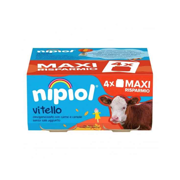 Nipiol omogeneizzato vitello 4x80gr