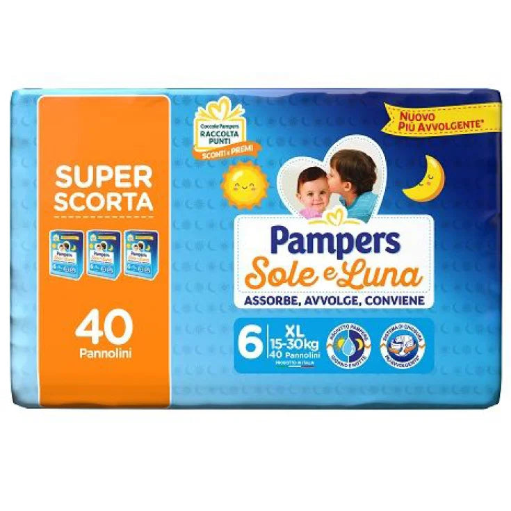 Pampers Sole e Luna Pannolini Taglia 6