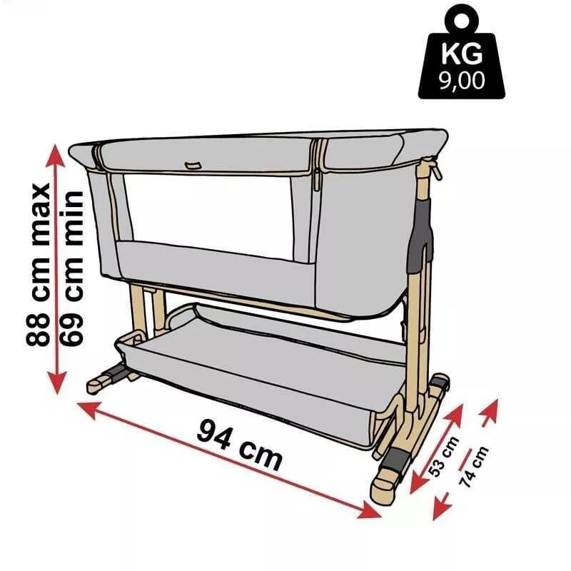 Culla co-sleeping Leonie Sleepy