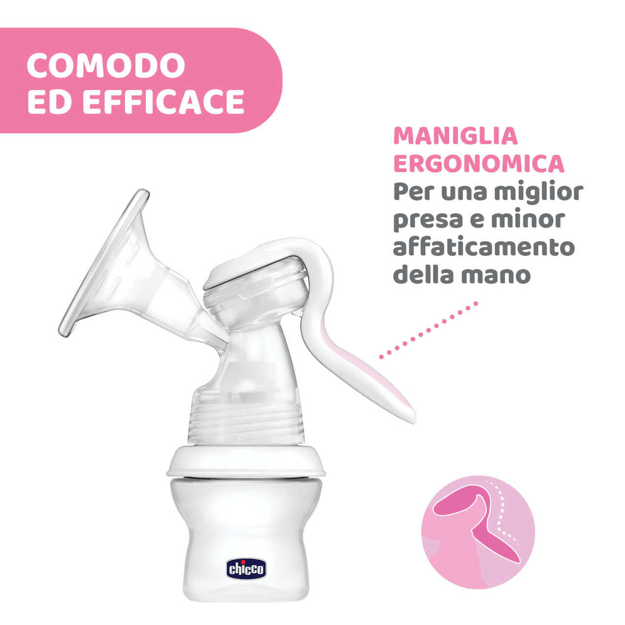 Tiralatte manuale Chicco NaturalFeeling