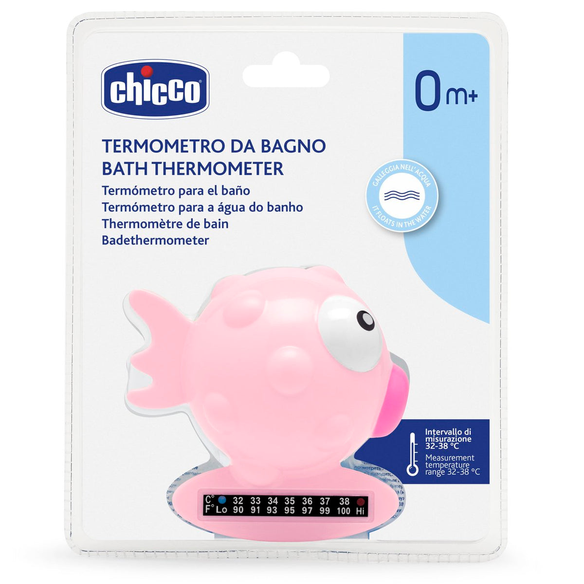 Chicco Termometro Da Bagno Pesce Palla rosa 0m+ - Farmasanitaria DuDù