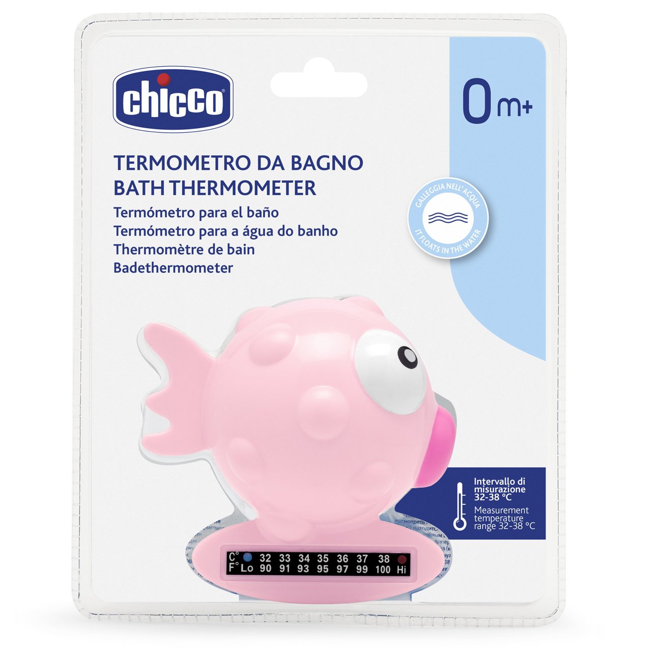Chicco Termometro Da Bagno Pesce Palla rosa 0m+ - Farmasanitaria DuDù