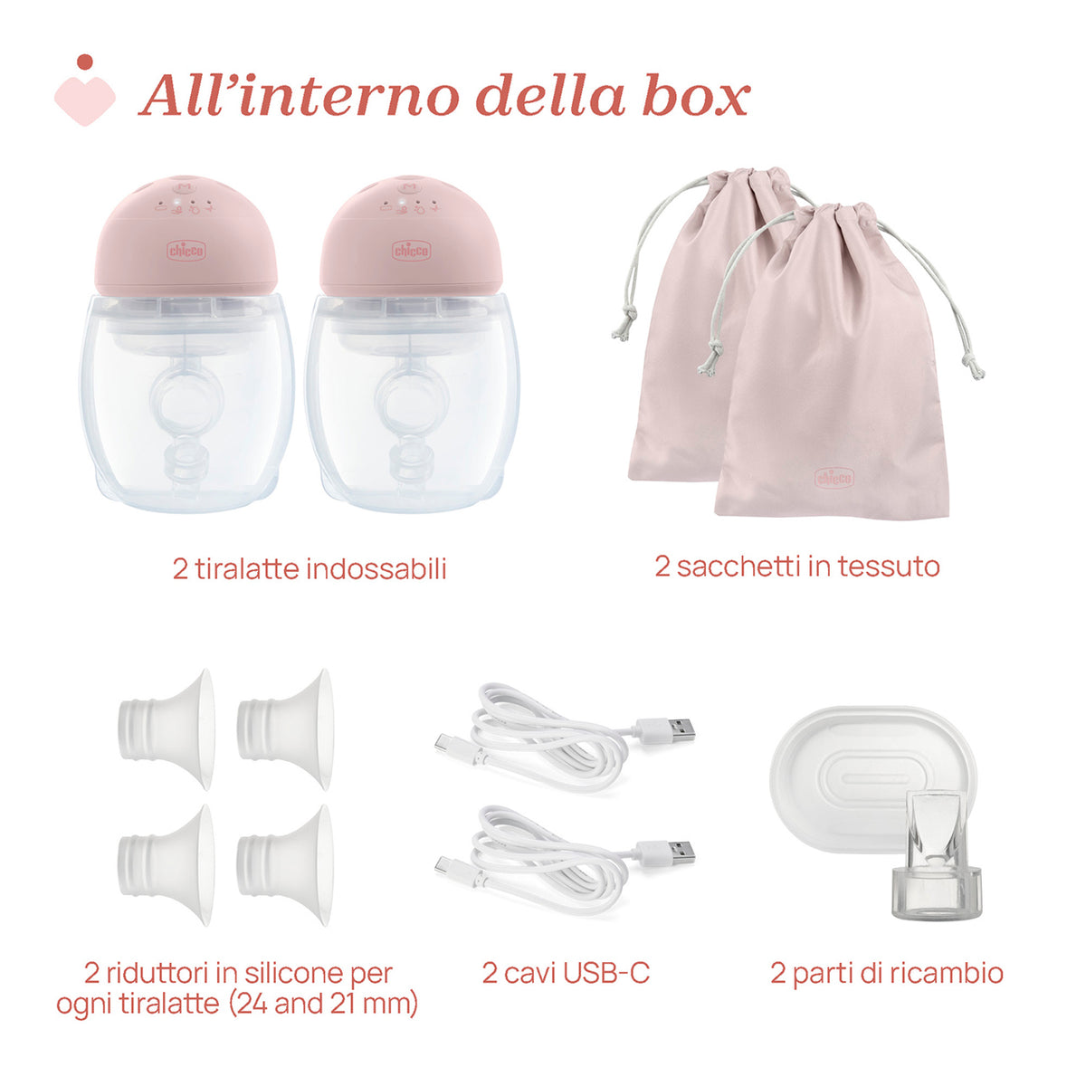 Tiralatte indossabile Chicco - Farmasanitaria DuDù