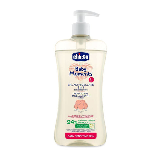 Chicco Baby Moments Bagno Micellare 2 in 1 Senza Lacrime