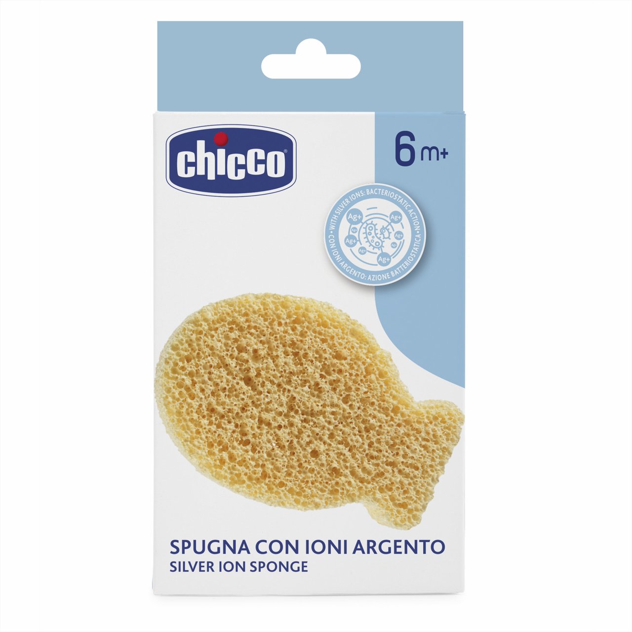 Chicco Spugna con Ioni Argento 6m+ - Farmasanitaria DuDù