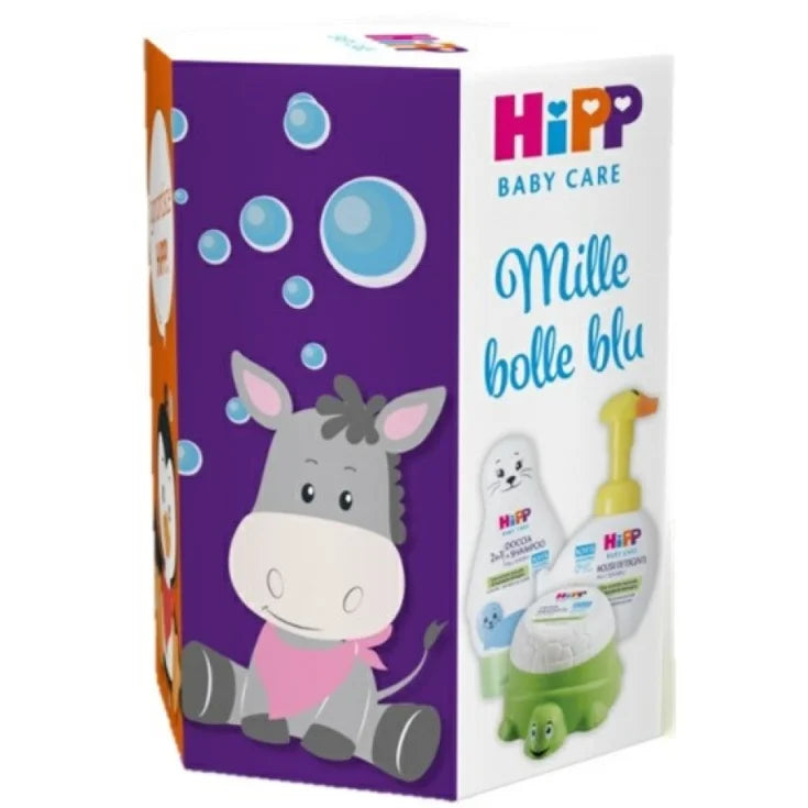 Hipp Mille Bolle Blu Baby Care Cofanetto - Farmasanitaria DuDù