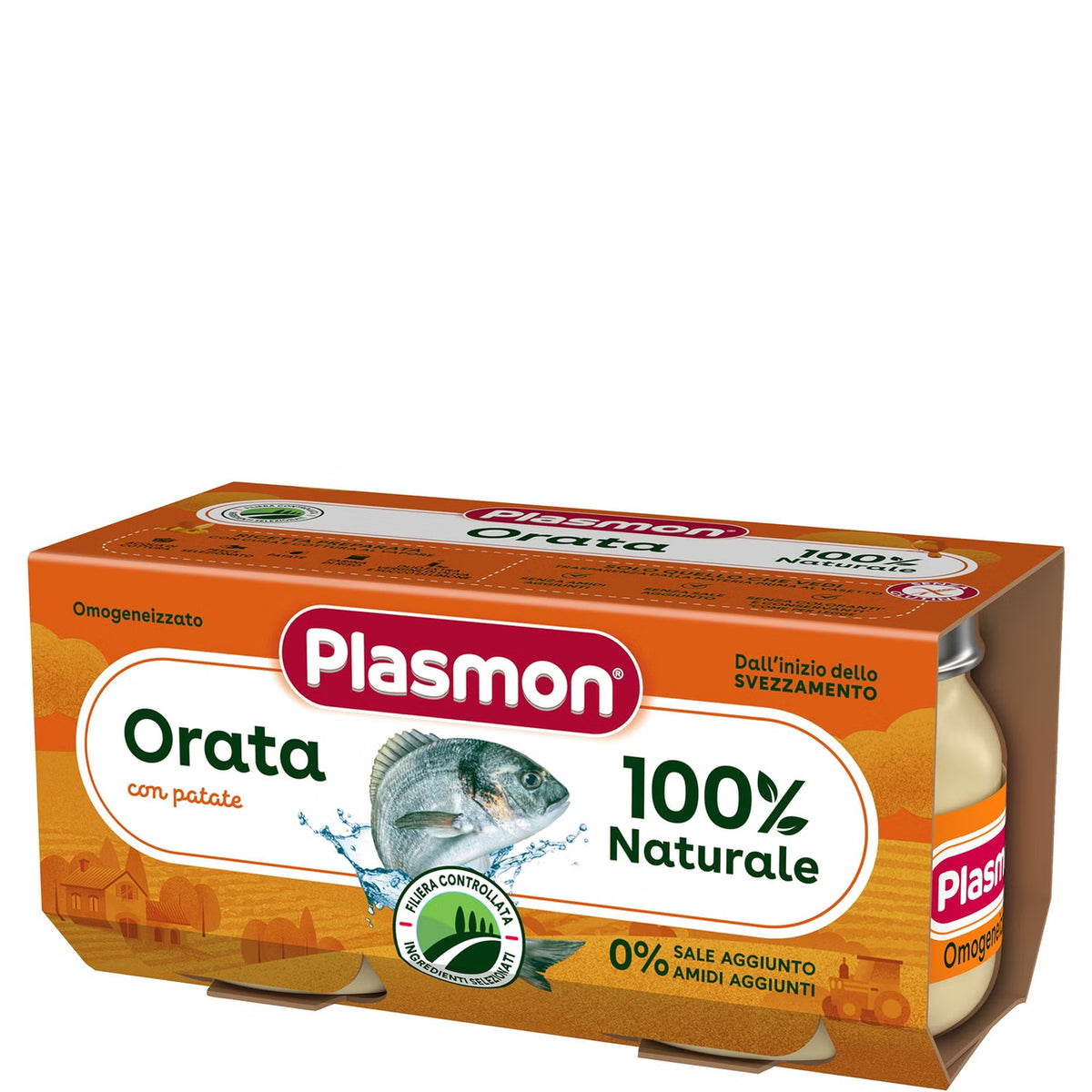 Plasmon omogeneizzato orata 2x80gr - Farmasanitaria DuDù
