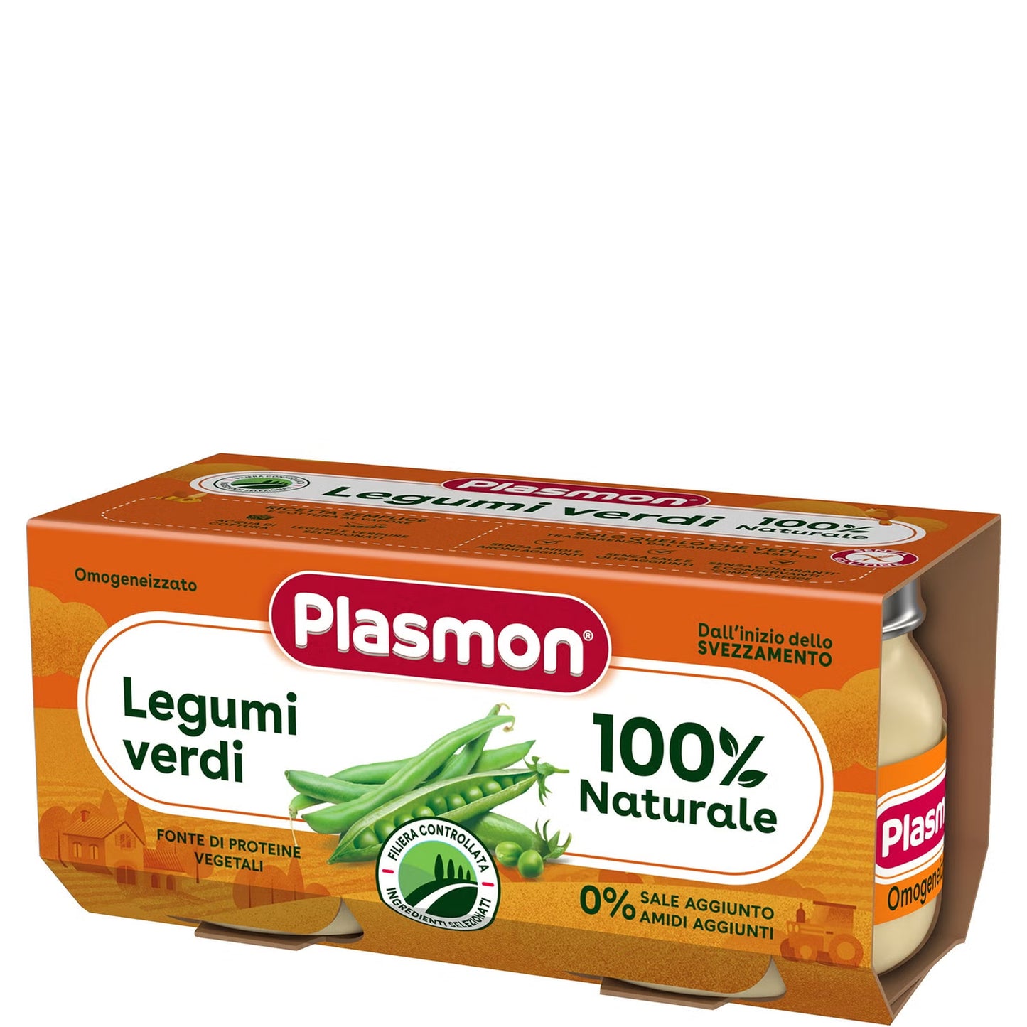 Plasmon omogeneizzato legumi e verdure 2x80gr