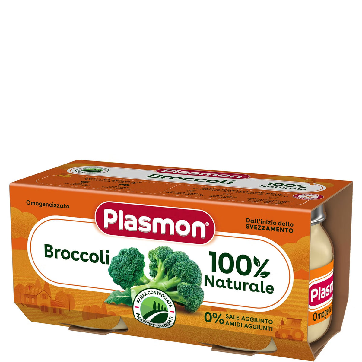 Plasmon omogeneizzato broccoli 2x80gr - Farmasanitaria DuDù