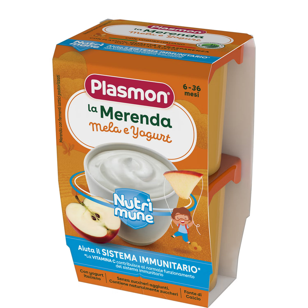 Plasmon la Merenda Mela e Yogurt - Farmasanitaria DuDù