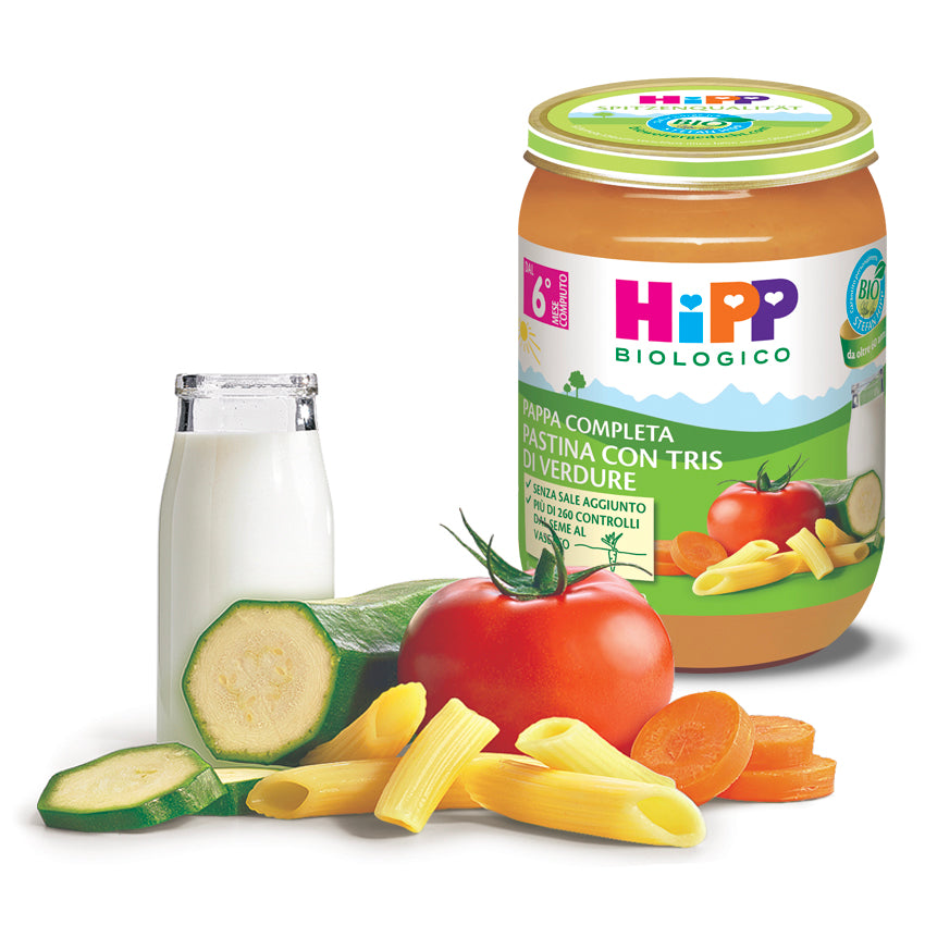 Hipp Pastina con tris di verdure 190gr - Farmasanitaria DuDù