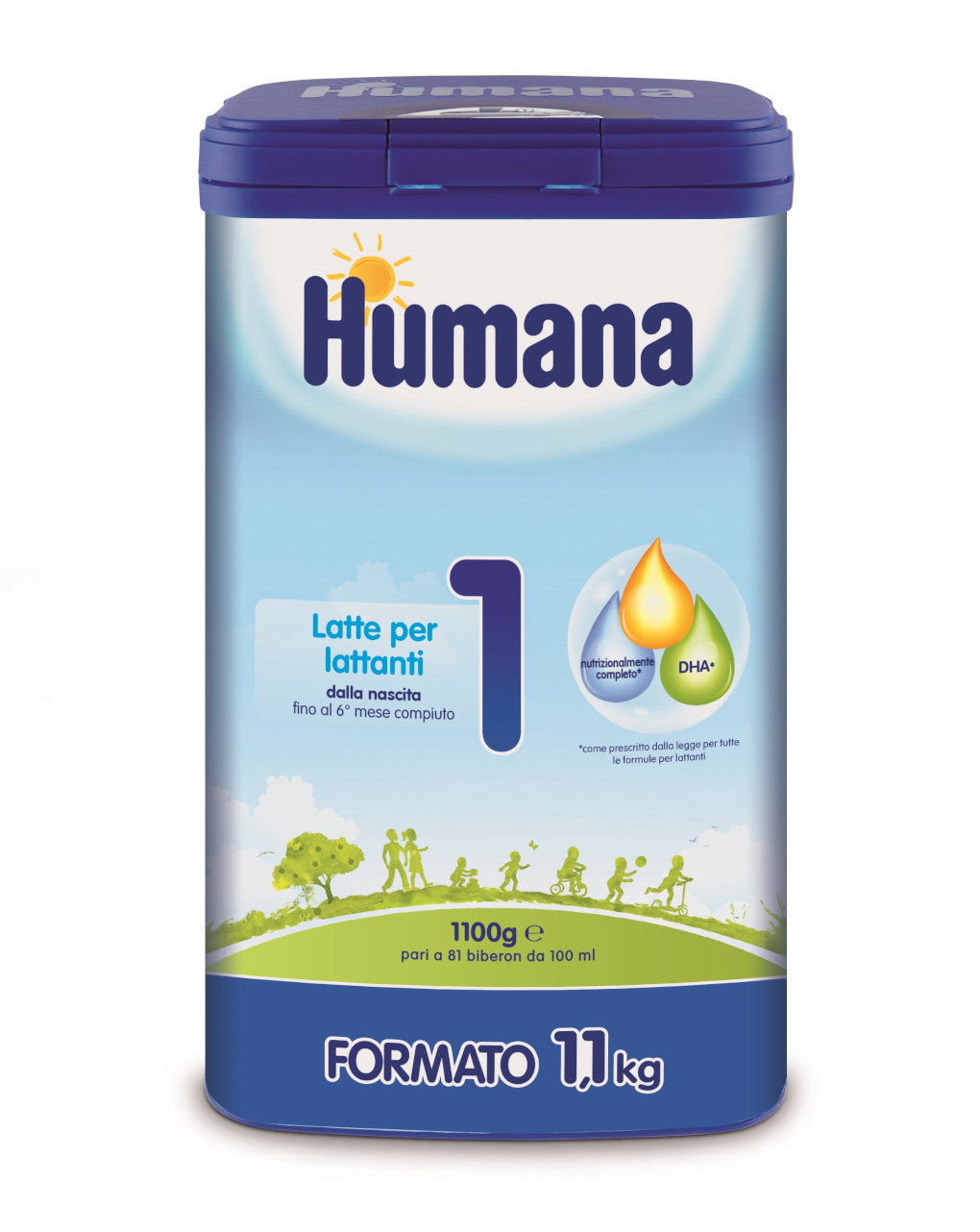 Humana Latte 1 Polvere 1,1 kg - Farmasanitaria DuDù