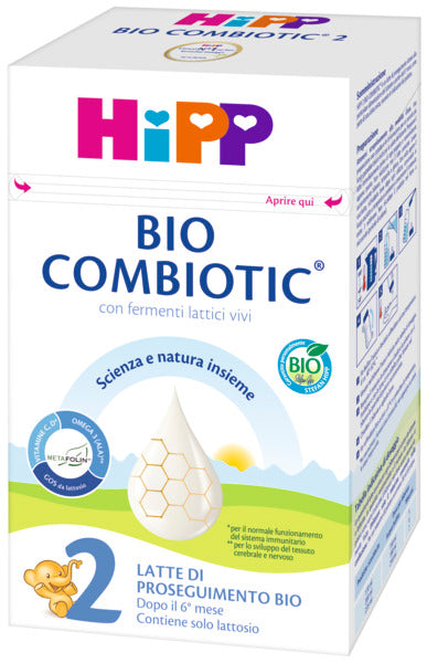 Hipp latte 2 Combiotic polvere 600gr - Farmasanitaria DuDù