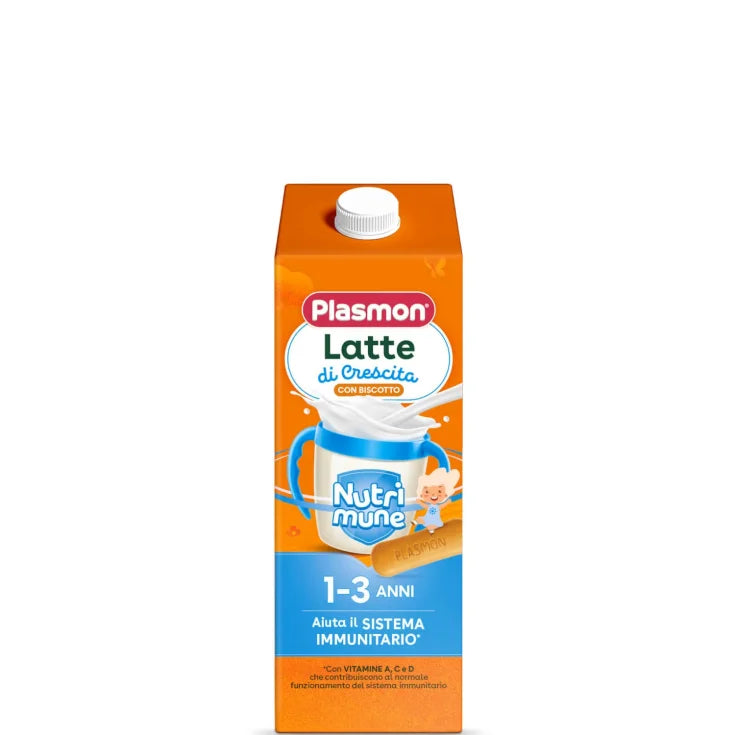 Plasmon Latte di Crescita c/Biscotto 12-36 mesi 1000ml - Farmasanitaria DuDù