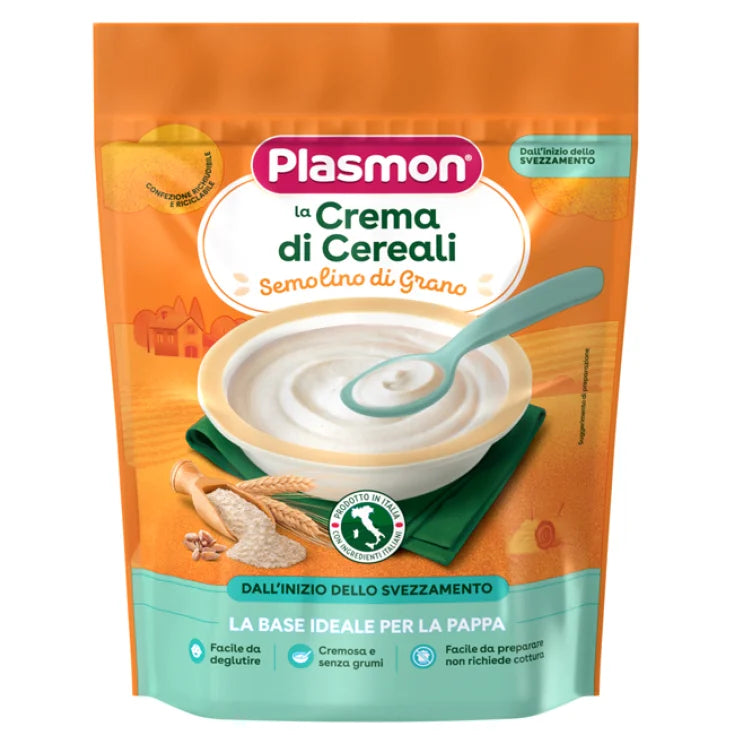 Plasmon Crema di cereali Semolino di grano 200gr - Farmasanitaria DuDù
