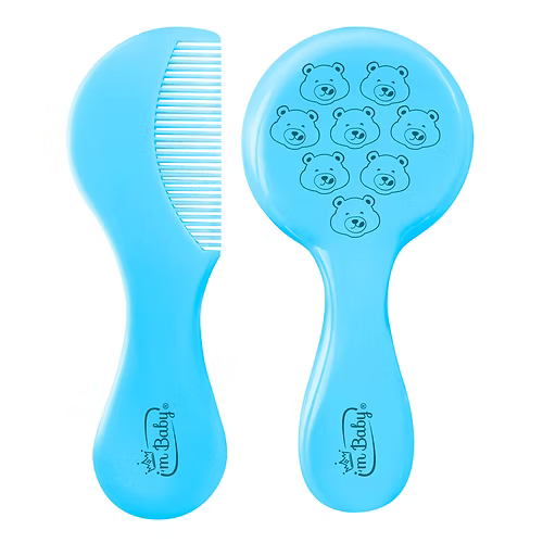 I'M BABY Set spazzola e pettine azzurro - Farmasanitaria DuDù