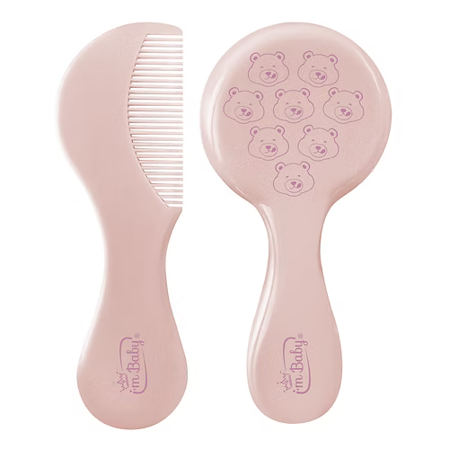 I'M BABY Set spazzola e pettine rosa - Farmasanitaria DuDù