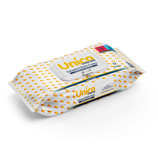 Unico Salviette Effetto Crema morbide ed idratanti 72pz - Farmasanitaria DuDù