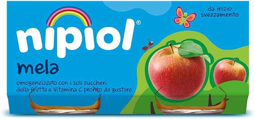 Nipiol omogeneizzato mela 6x80gr