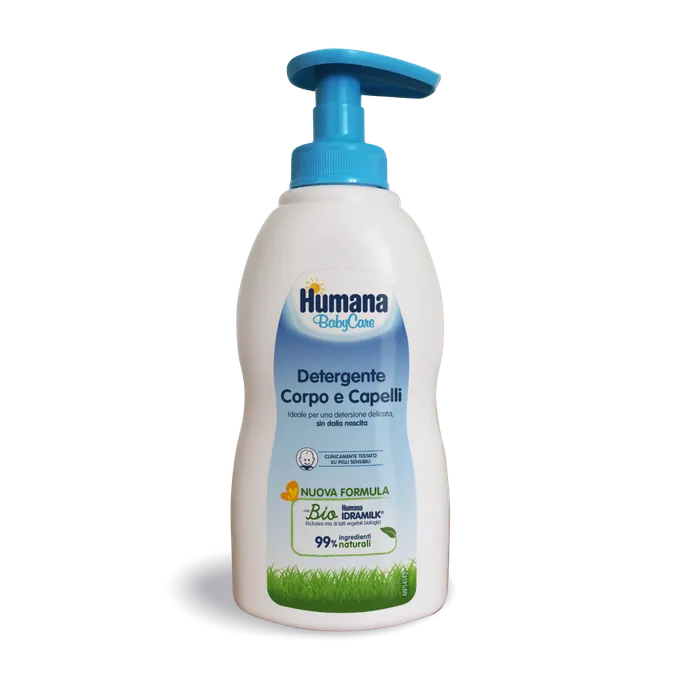 Humana Baby Care Detergente Corpo/Capelli - Farmasanitaria DuDù