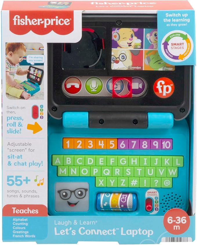 Fisher - Price Ridi e Impara Il Mio Primo Laptop - Farmasanitaria DuDù