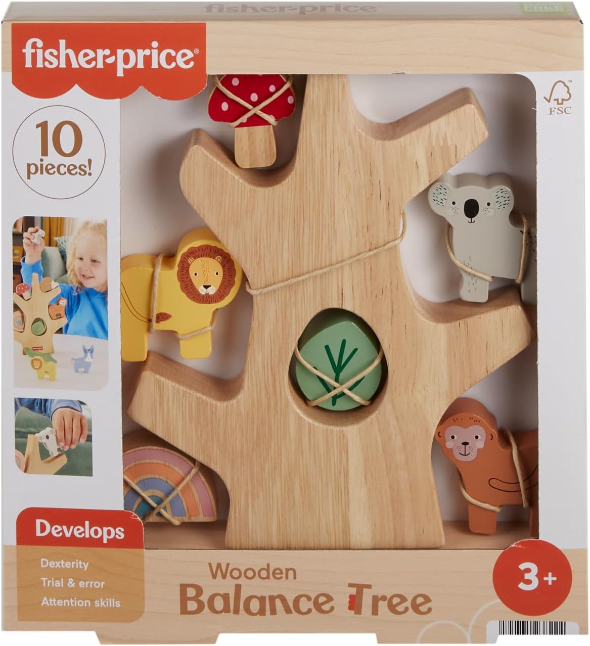 Fisher-Price Albero dell'equilibrio in legno  3+ - Farmasanitaria DuDù
