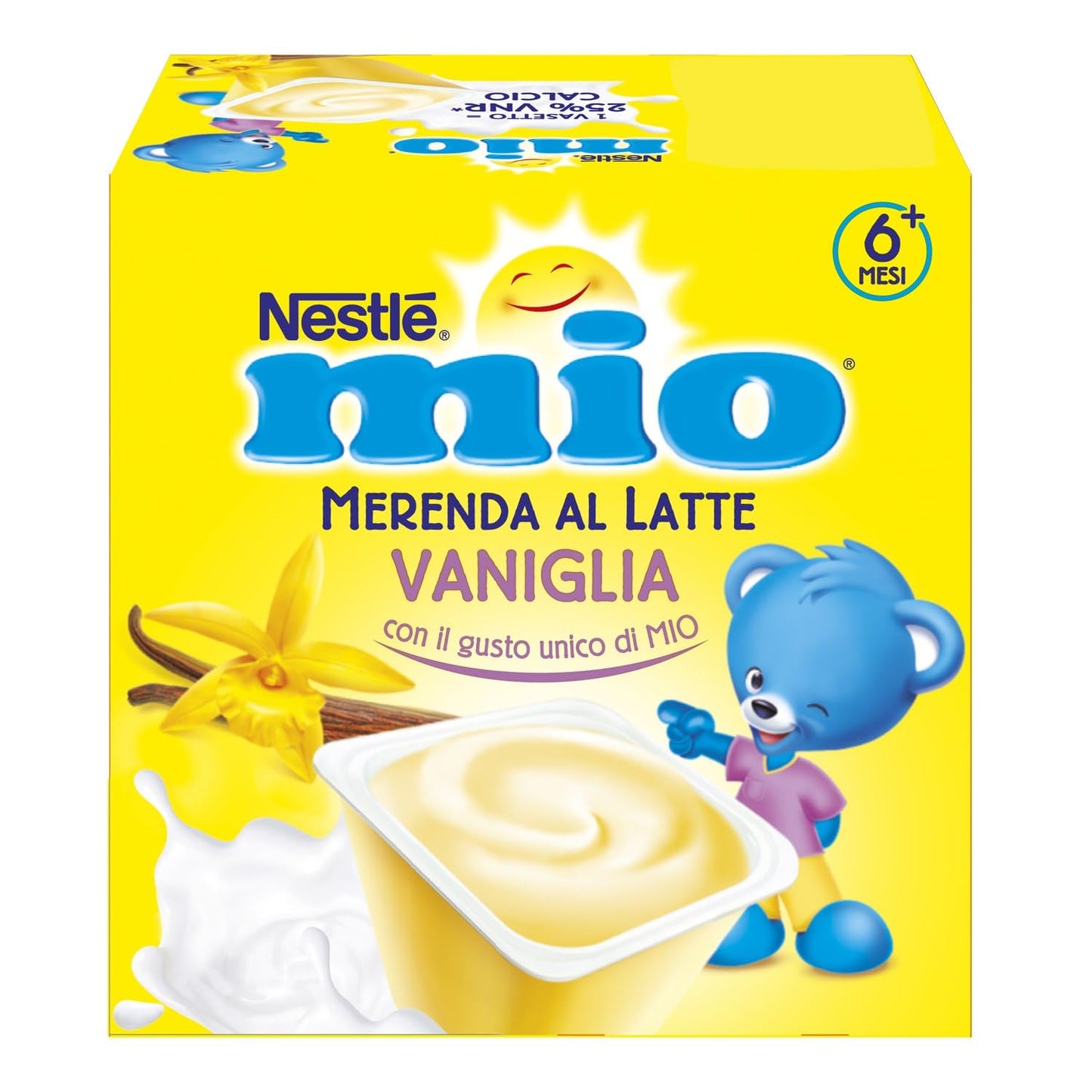 Nestlé Mio Merenda al latte Vaniglia 4x100gr