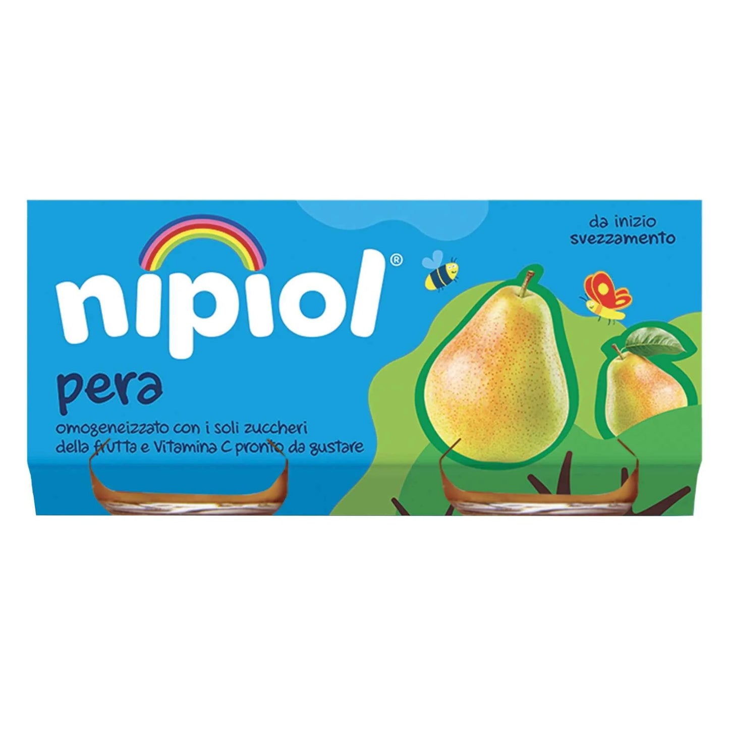 Nipiol omogeneizzato pera 6x80gr