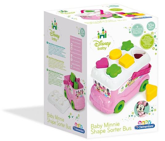 Baby Clementoni Disney Baby Minnie Bus Inserimento Forme - Farmasanitaria DuDù