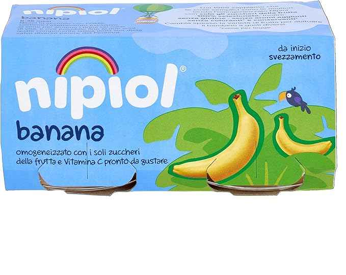 Nipiol omogeneizzato banana 6x80gr