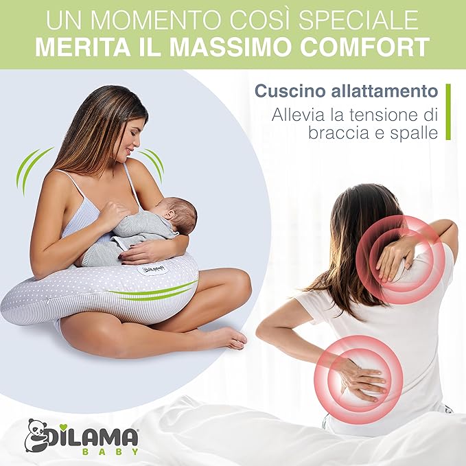Cuscino Gravidanza e Allattamento Dilama Baby Memo - Farmasanitaria DuDù