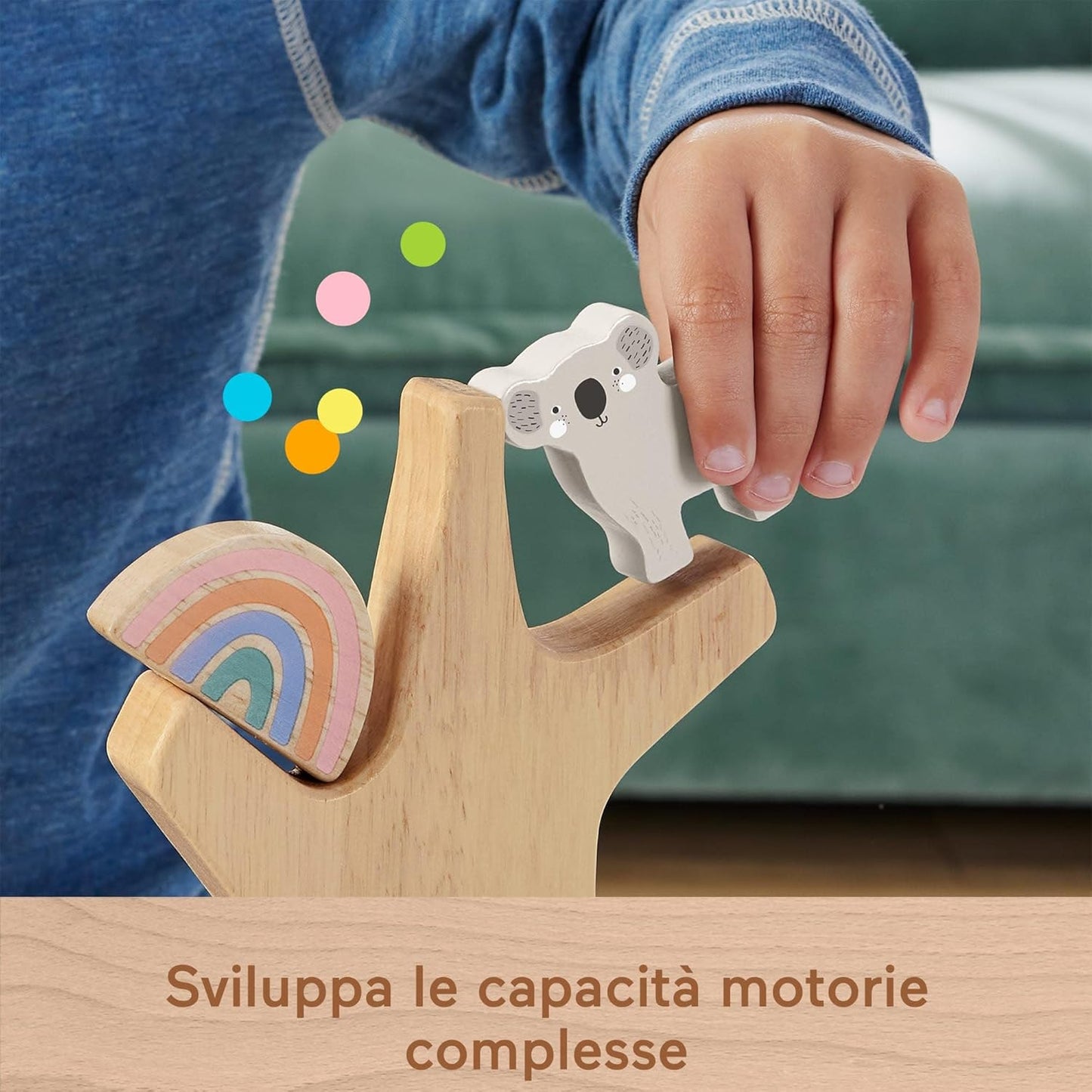 Fisher-Price Albero dell'equilibrio in legno  3+ - Farmasanitaria DuDù