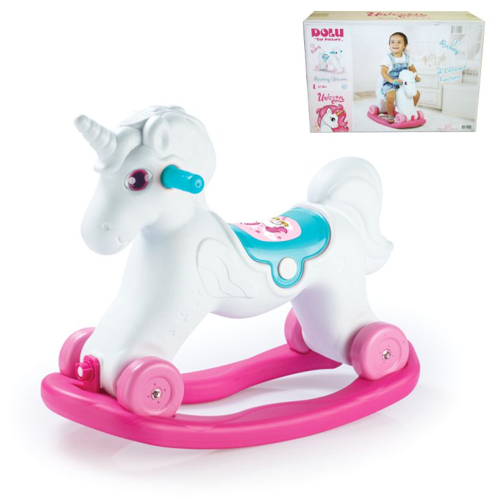 Dolu Cavallo A Dondolo Con Ruote 2 in 1   12m+ - Farmasanitaria DuDù