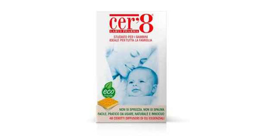 Cer'8 Cuscinetti Adesivi Antizanzare Repellenti - 48 Pezzi