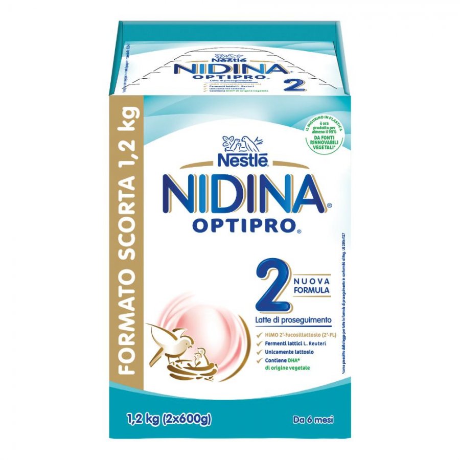 Nestlé Nidina Optipro 2 polvere 1,2kg - Farmasanitaria DuDù