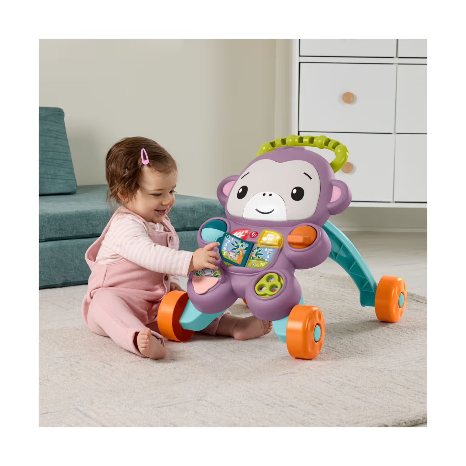 Fisher-Price Scimmietta viola primi passi - Farmasanitaria DuDù