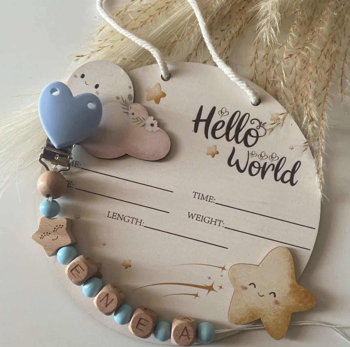 Catenella Portaciuccio personalizzata in legno - Farmasanitaria DuDù