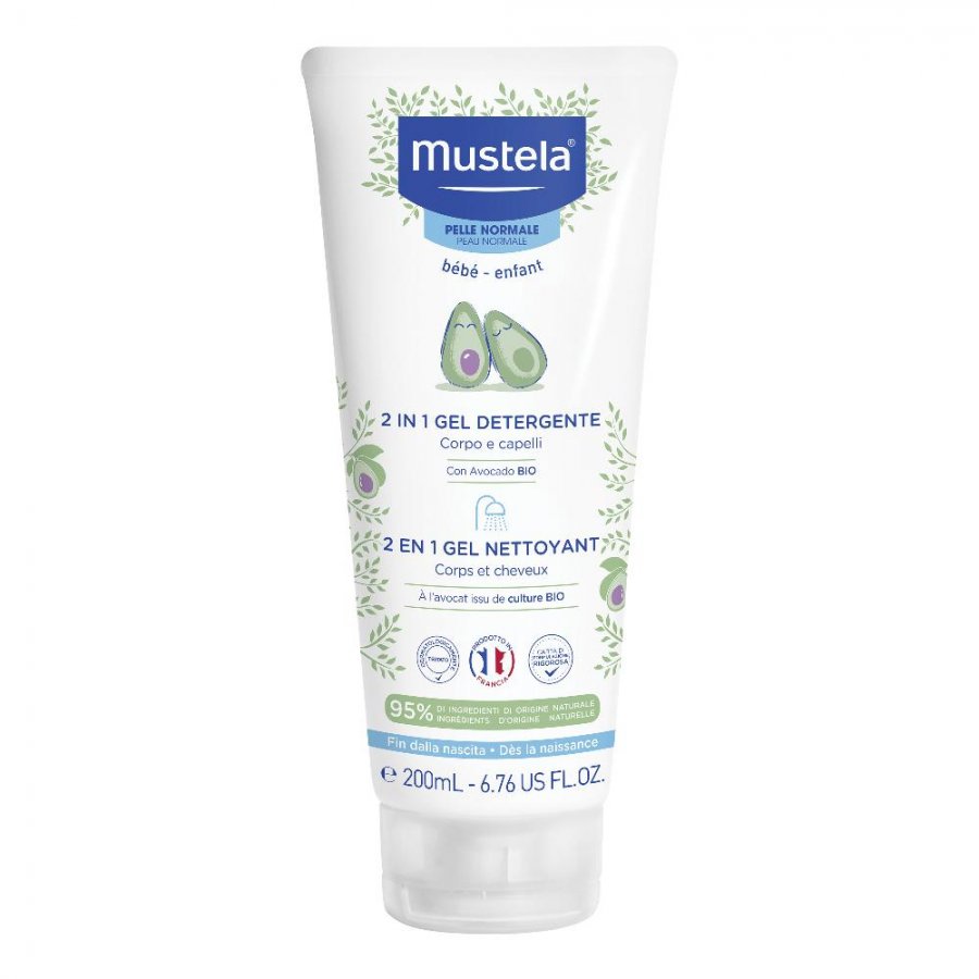 Mustela 2 in 1 Gel Detergente - Farmasanitaria DuDù