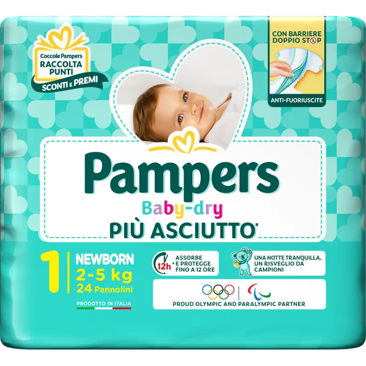 Pampers Baby-Dry Pannolini Taglia 1